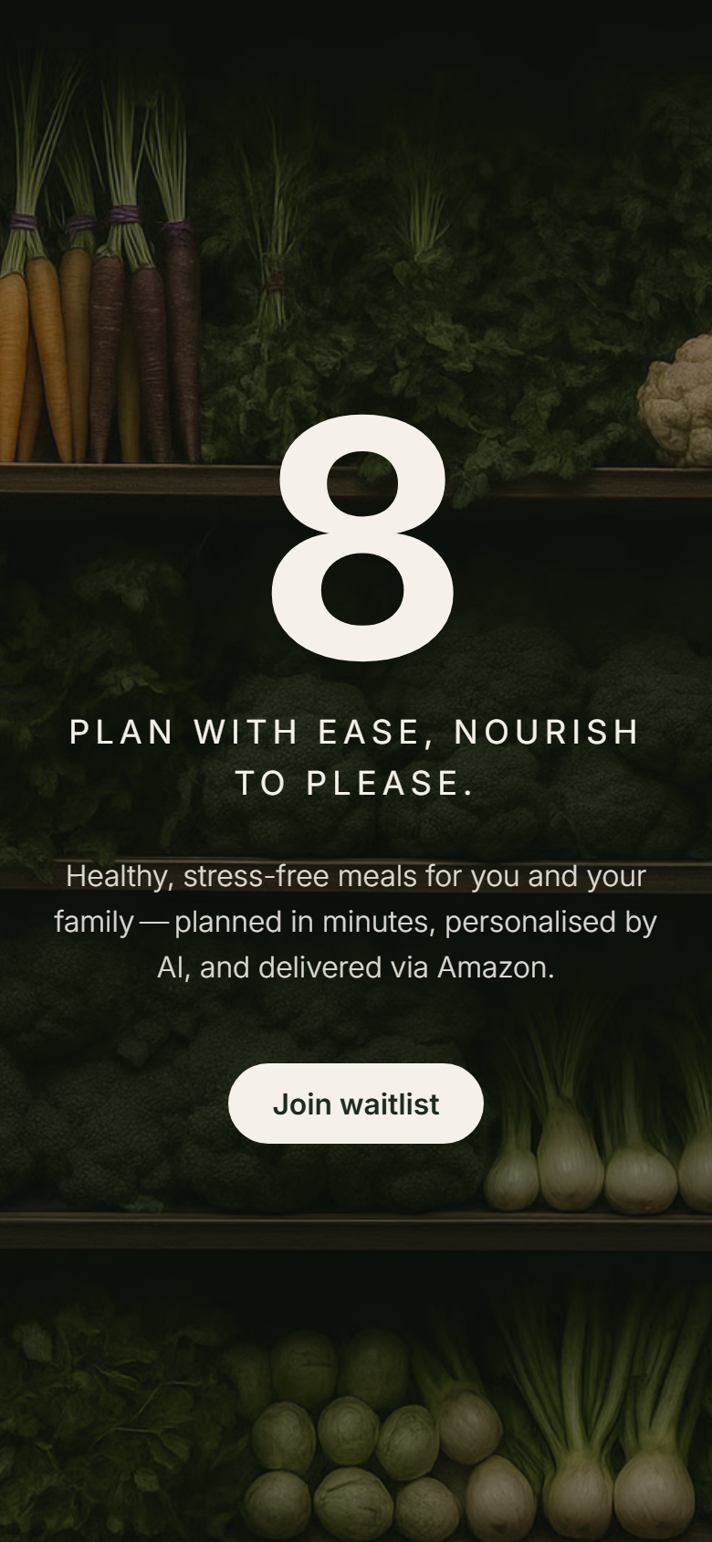 Mobile experience preserves the editorial calm of the brand